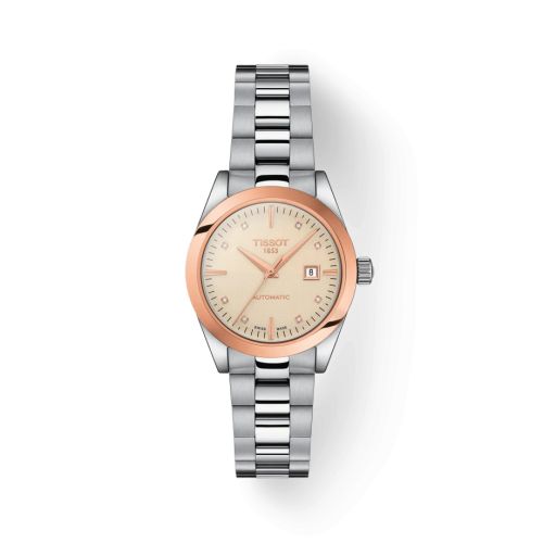 Tissot T-My Automatic Stainless Steel - Rose Gold / Beige